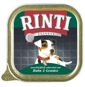 RINTI Hunde-Nassfutter Feinest Geflügel pur Gemüse